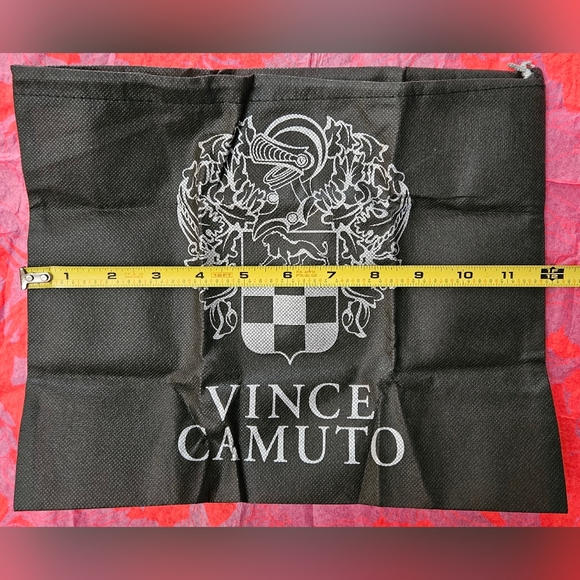 Vince Camuto Dust Bag 12"x10" Charcoal - Picture 1 of 2